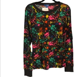 Graffiti Paint Splatter Thermal Tee (Sz XL)